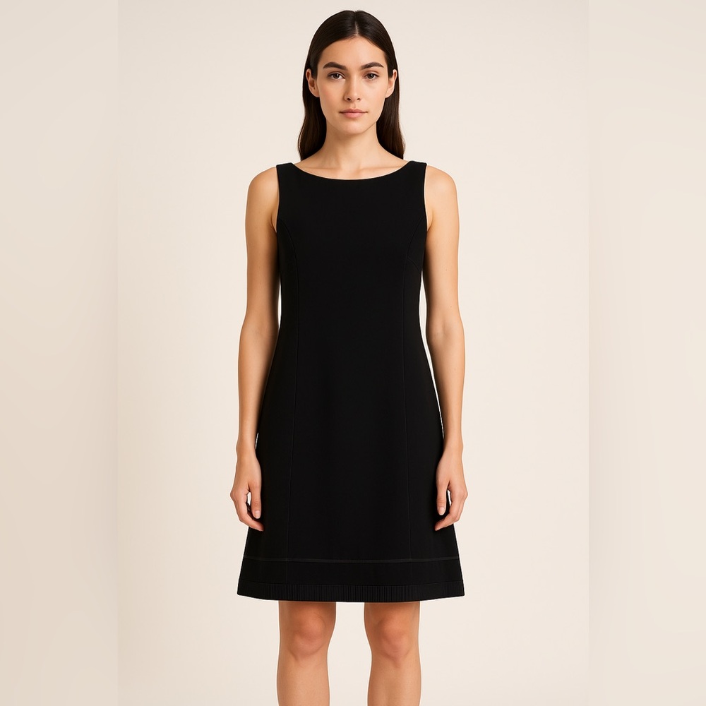 ERIN FETHERSTON Black Sleeveless Dress Sz 2